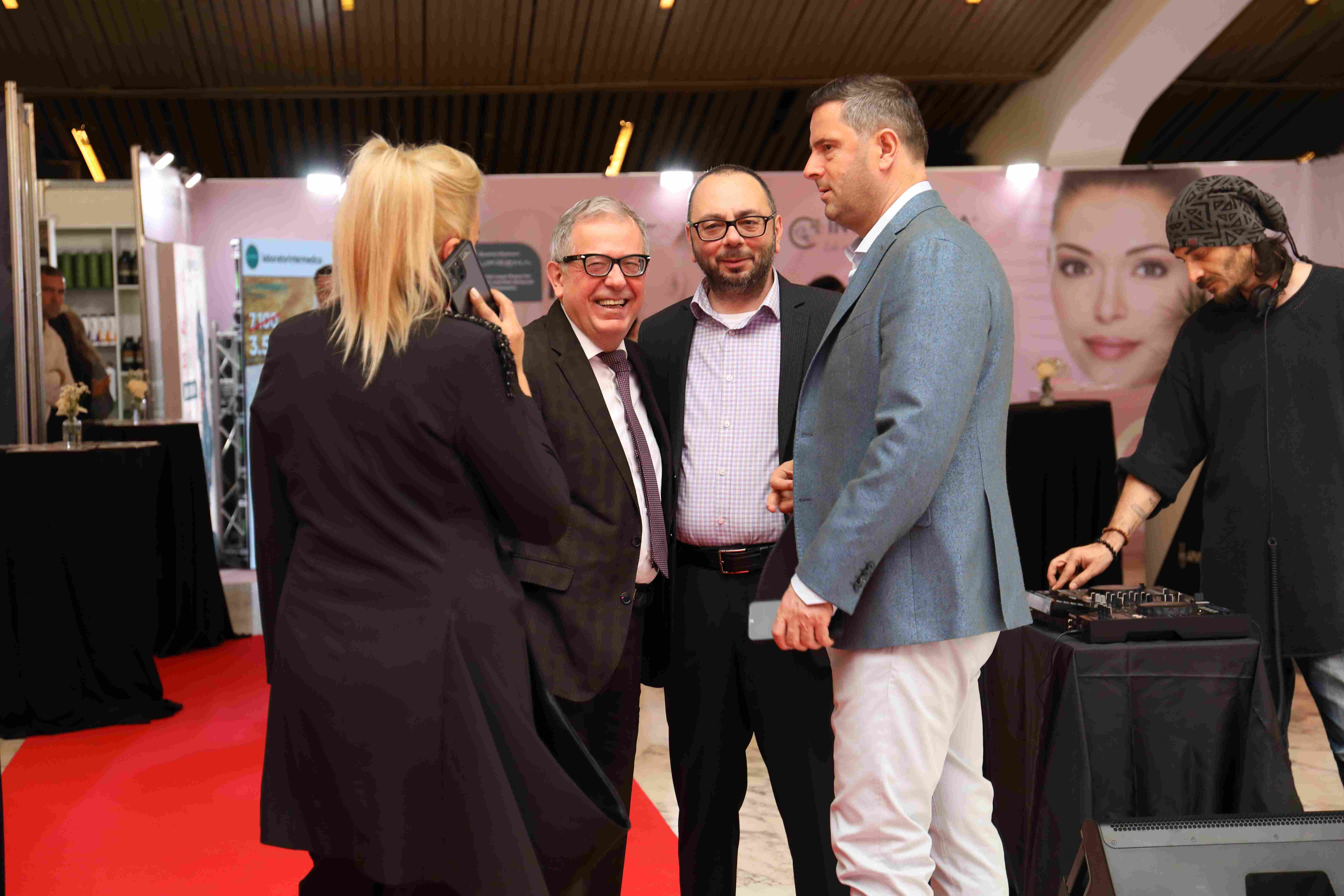 Product showcase at medical fair